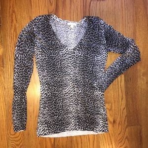 New York & Company Leopard Long Sleeve